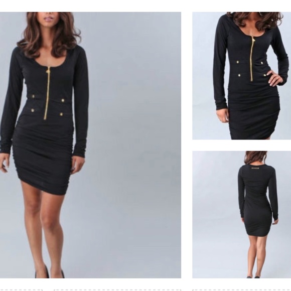COPY - NEW Beyonce  Dereon Backstage Pass Dress Long sleeve  Zip Front  Mini Dr… - Picture 1 of 17
